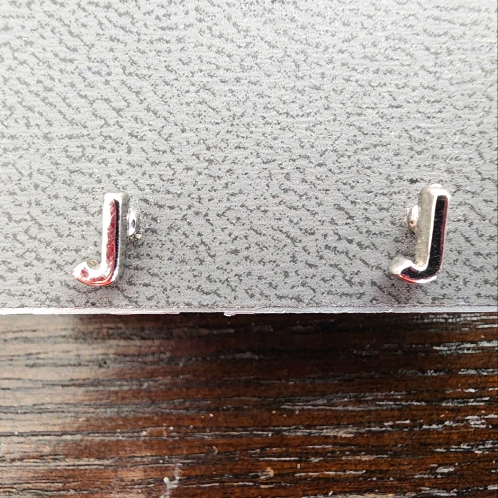 Silver J Earrings
